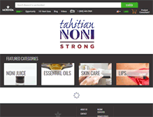 Tablet Screenshot of morinda.com